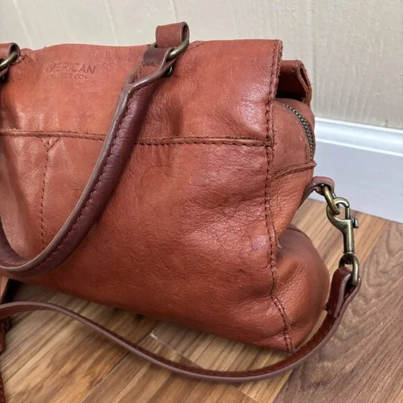 American Leather Co. Sequoia Satchel Purse Bag - Picture 8 of 13